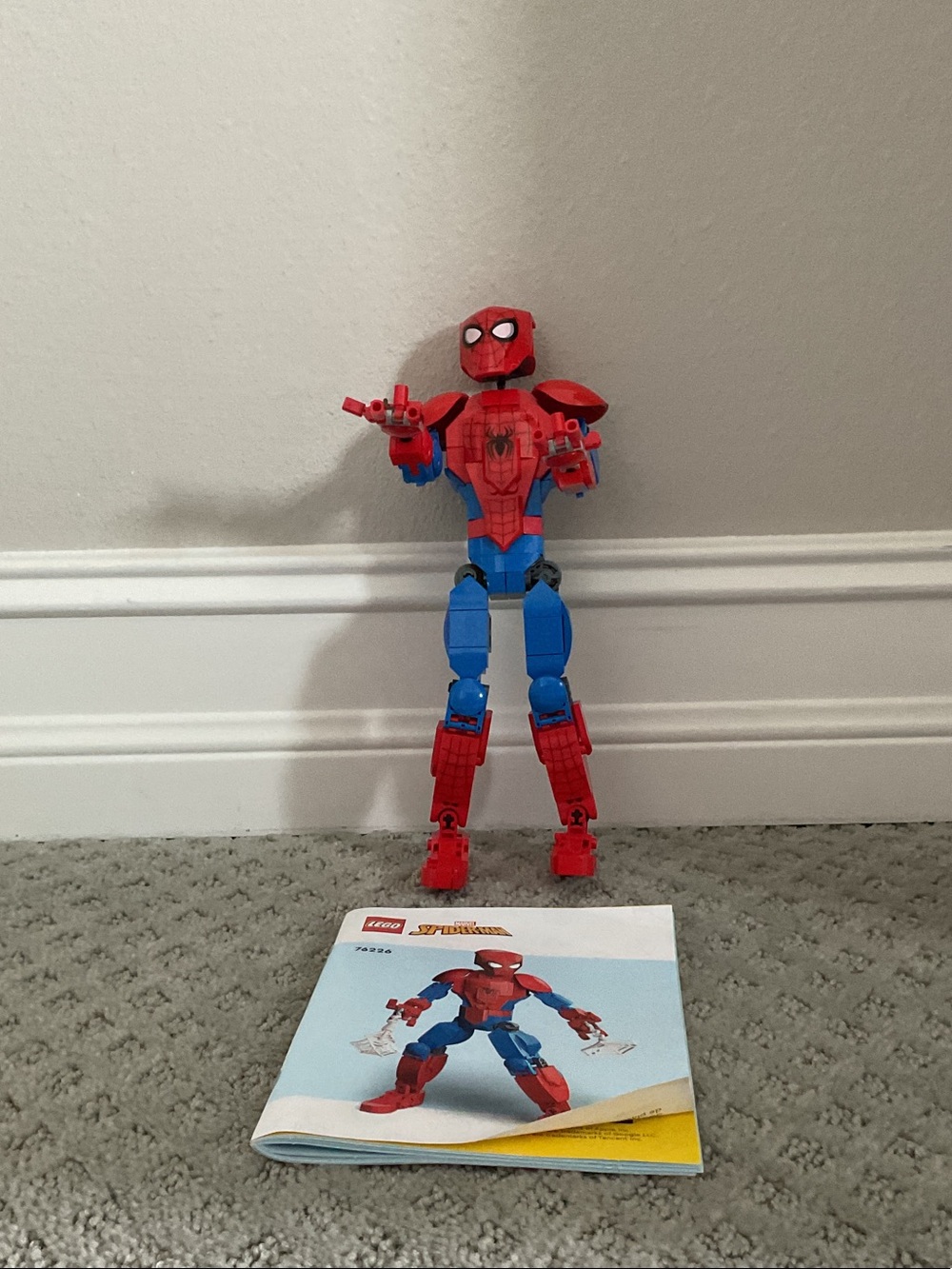 Lego Spider-Man Poseable Figure in Red and Blue
